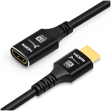 Reagle HDMI 2.1 pagarinātājs 50 cm 8K 60Hz 4K 120H