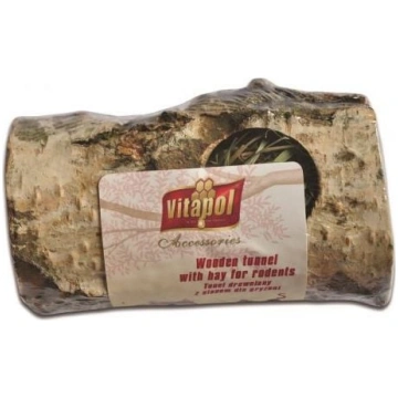 Vitapol Complementary Wooden Tunnel with Hay for R