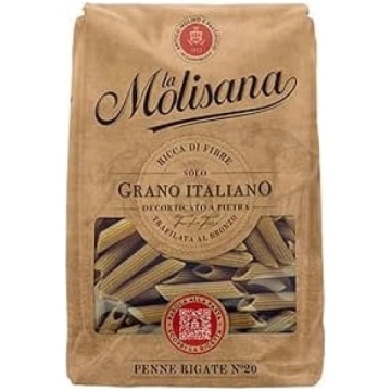 La Molisana N°20 Penne Régate Intégrale Pasta 500 