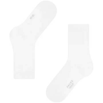 Falke Cotton Finesse zeķītes - baltas - 35/38