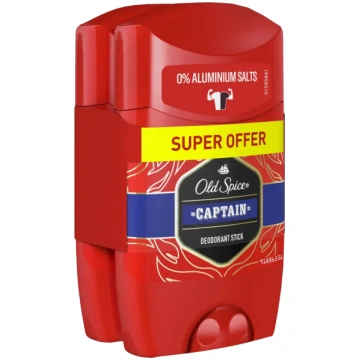 Old Spice Captain Dezodoranta Zīmulis, 2x50 ml
