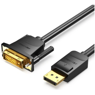 CABLE DP TO DVI 1M/BLACK HAFBF VENTION HAFBF 69227