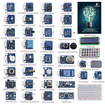 SunFounder 37 Modules Sensor Kit V2.0 for Arduino 