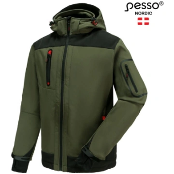 Softshell jaka Pesso Acropolis, Olīvzaļa