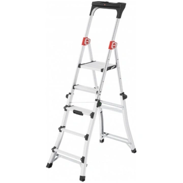 Kāpnes teleskopiskās Master TL100 / alumīnija / 3-