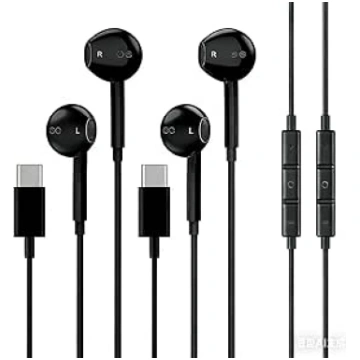 USB C tipa austiņas iPhone 17 16 15 C tipa austiņa