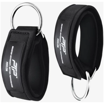 Potīšu Siksnas Gumijām / PTP ANKLE STRAPS (melns) 