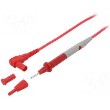 Test lead | 60VDC | probe tip x2,angular banana pl