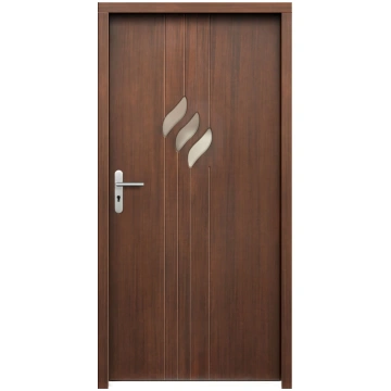 Koka ārdurvis CLASSIC P63 Metalux