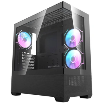 Darkflash DS900 AIR computer case (black) + 6 ARGB