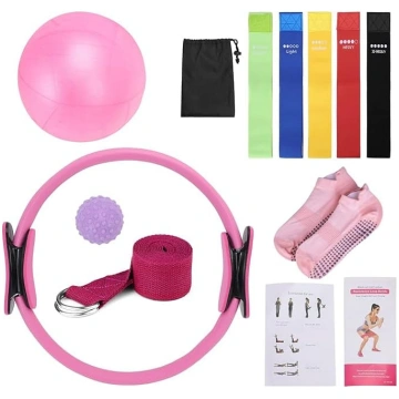 Pilates komplekts ar elastīgajām lentēm Pilates gr