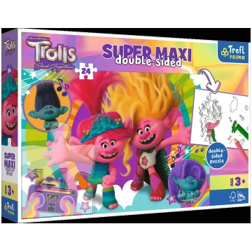 TREFL TREFL TROLLS Super Maxi puzle, 24 gab