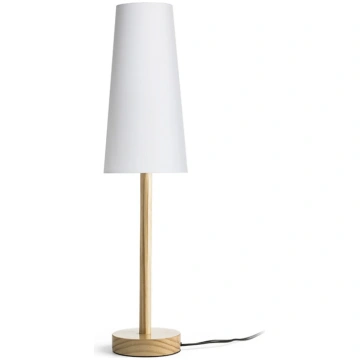 MAUI/CONNY - Polycotton white wood