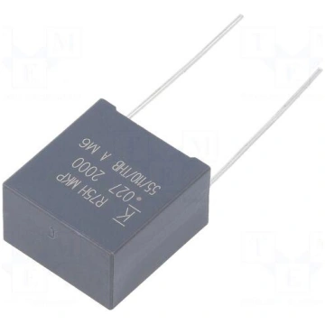 Capacitor: polypropylene | R75 | 27nF | 2kVDC | 70
