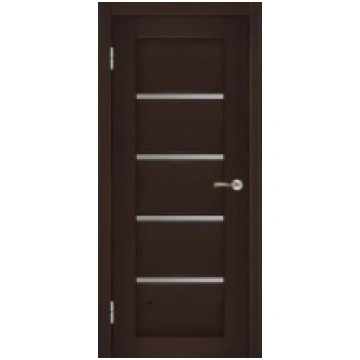 Iekšdurvju Komplekts U-44 Stiklotās (Wenge) INTERD