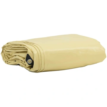 Tarps 650g / m² bēša 1 x 2,5 m audekls ar pvc pārk