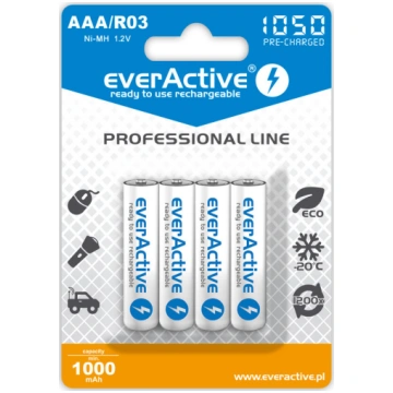 R03/AAA akumulatori 1.2V everActive Professional l