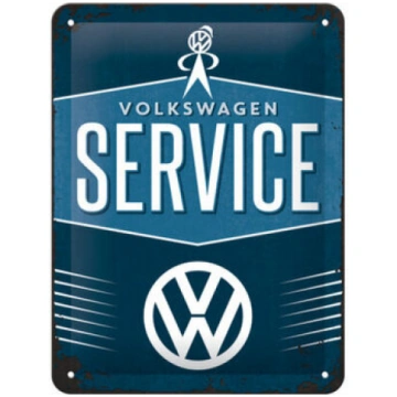 Metāla plāksne 15x20 cm / VW Service
