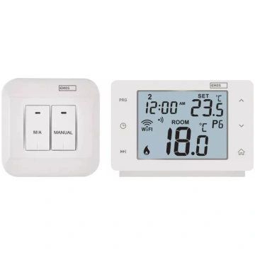Digitālais termostats Emos P56211 AC White 16A 86x