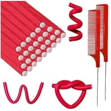 60 elastīgu lokšķēru komplekts Twist Foam Flexi Ro