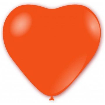 Palloncino pastello cuore 24" - 54cm Arancio 14 Ro