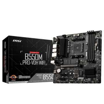 MSI B550M PRO-VDH WIFI Processor family AMD Proces