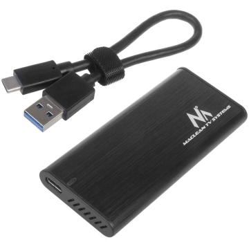 Maclean MCE443 M.2 NVMe/SATA SSD ārējais korpuss, 