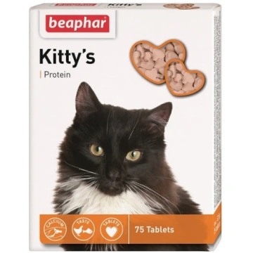 Vitamīni kaķiem - Beaphar KITTY"S + Protein (Fish)