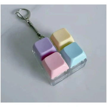 4/5 Keys Stress Relief Keyboard Keychain Macaron K