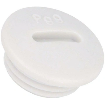Stopper; PG9; IP54; polystyrene; light grey; SKIND