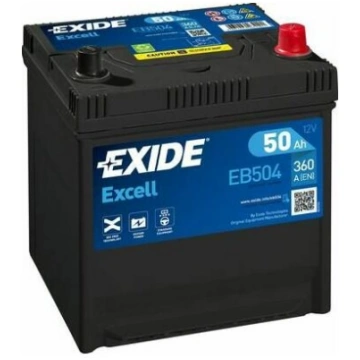 Startera akumulatoru baterija EXIDE EB504 Excell 5