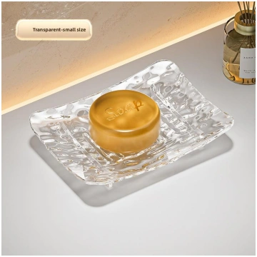Transparent Light Soap-Box High-End Bathroom Glaci