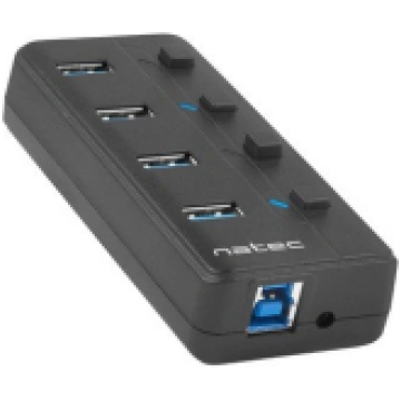 NATEC MANTIS USB 2.0 Type-B 5000 Mbit/s Black NHU-