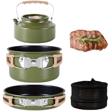 Trail Camping virtuves piederumu komplekts, 3 gab.