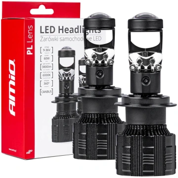 LED priekšējie lukturi H7 PL lēcu sērija AMiO-0366