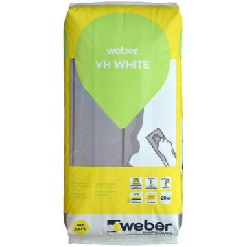 Weber VH White balta mitrumizturīga nobeiguma špak
