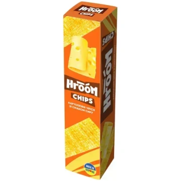 Kartupeļu plāksnes HROOM, ar siera garšu, 50g