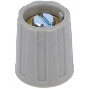 Knob | without pointer | ABS | Øshaft: 6mm | Ø13.5