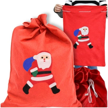Ziemassvētku dāvanu maisiņš Santa Claus 40x60 cm o