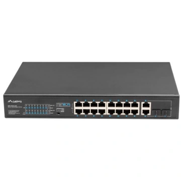 Switch 16X 100MB POE+/2X Combo unmanaged rack 19 i