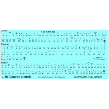 L-39 C/ZO/ZA - Stencils Armycast