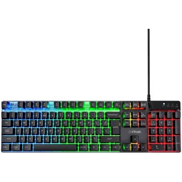 Trust GXT 835 Azor keyboard Gaming USB QWERTY Czec