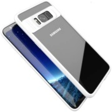 IPAKY Hybrid TPU Frame Clear Acrylic Back Case for