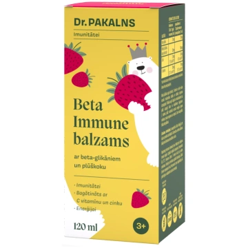 DR. PAKALNS Beta-Immune balzams, 120 ml