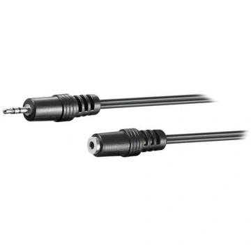Cable; Jack 2.5mm 3pin socket,Jack 2.5mm 3pin plug