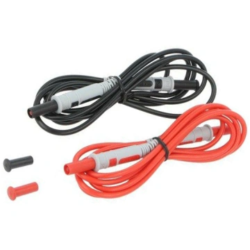 Test leads; Inom: 15A; Len: 1.5m; banana plug 4mm,