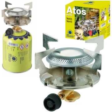 Meva ATOS tūrisma gāzes plītiņa 1.8kW, UKP06011 - 