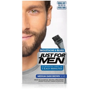 Just For Men Mustache Beard Color M40 Medium-Dark 