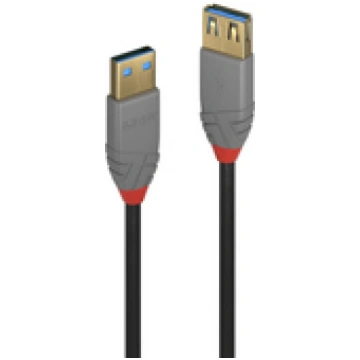 Lindy 2m USB 3.2 Type A Extension Cable Anthra Lin