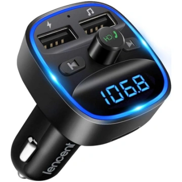 LENCENT Bluetooth FM raidītājs automašīnai, mūzika